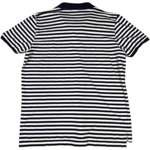 Ralph Lauren Sport Polo Blue White Striped Youth Boys XL Preppy - Picture 2 of 7